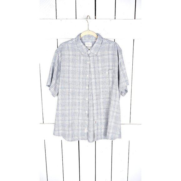 Weatherproof Other - Weatherproof Vintage Performance mens checkered plaid short sleeve shirt
